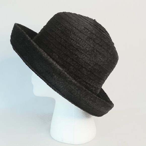 Betmar New York 627 Chenille Dark Brown Curved Brim Hat - Picture 6 of 10